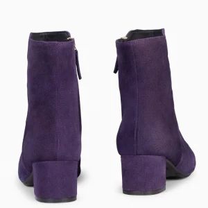 Botines De Mujer<miMaO Maia - Botin Serraje Mujer Morado