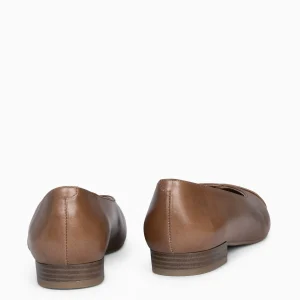 Mocasines Y Blucher<miMaO Marie – Zapatos Bajos De Punta Fina Taupe