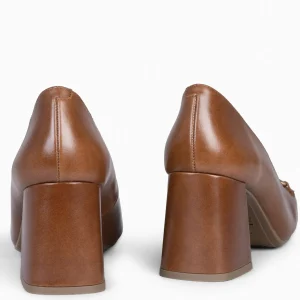 Mocasines Y Blucher<miMaO Mia – Zapatos Con Tacón Bloque Camel