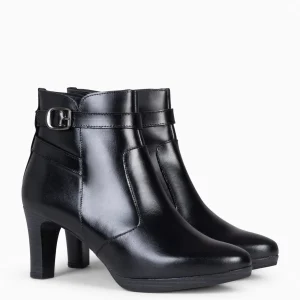 Botines De Mujer<miMaO Milan – Botines De Tacón Y Pulsera Decorativa Negro