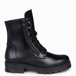 Botas<miMaO Militar – Botas Militares De Mujer Negro