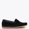 Zapato<miMaO Mocasin Mocasines Azul Marino Para Niños De Piel