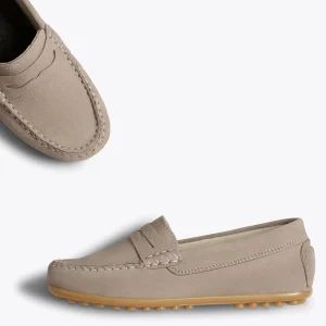 Zapato<miMaO Mocasin Mocasines Grises Para Niños De Piel