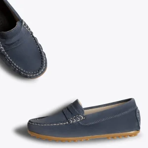 Zapato<miMaO Mocasin Mocasines Jeans Para Niños De Piel