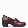Mocasines Y Blucher<miMaO Mokka – Mocasin De Napa Con Tacón Burdeos