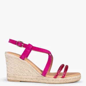 Esparto Y Alpargatas<miMaO Moraira - Cuna De Yute Fucsia