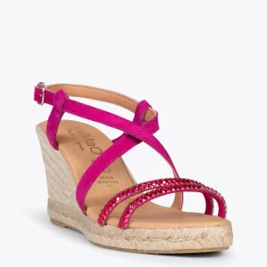 Esparto Y Alpargatas<miMaO Moraira - Cuna De Yute Fucsia