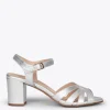 Sandalias De Tacón<miMaO Musa – Sandalias De Tacón Ancho Plata