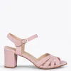 Sandalias De Tacón<miMaO Musa – Sandalias De Tacón Ancho Rosa Palo