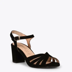 Sandalias De Tacón<miMaO Musa – Sandalias De Tacón Ancho Negro