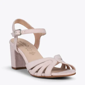 Sandalias De Tacón<miMaO Musa – Sandalias De Tacón Ancho Rosa