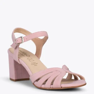 Sandalias De Tacón<miMaO Musa – Sandalias De Tacón Ancho Rosa Palo