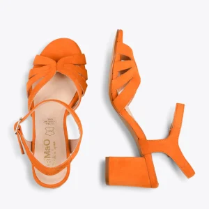 Sandalias De Tacón<miMaO Musa – Sandalias De Tacón Ancho Naranja