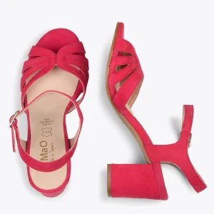 Sandalias De Tacón<miMaO Musa – Sandalias De Tacón Ancho Rojo