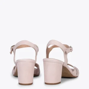 Sandalias De Tacón<miMaO Musa – Sandalias De Tacón Ancho Rosa