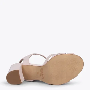 Sandalias De Tacón<miMaO Musa – Sandalias De Tacón Ancho Rosa
