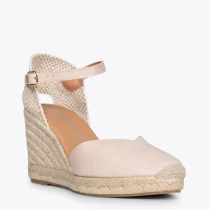 Esparto Y Alpargatas<miMaO Nerja Charol – Cunas De Esparto Altas Beige