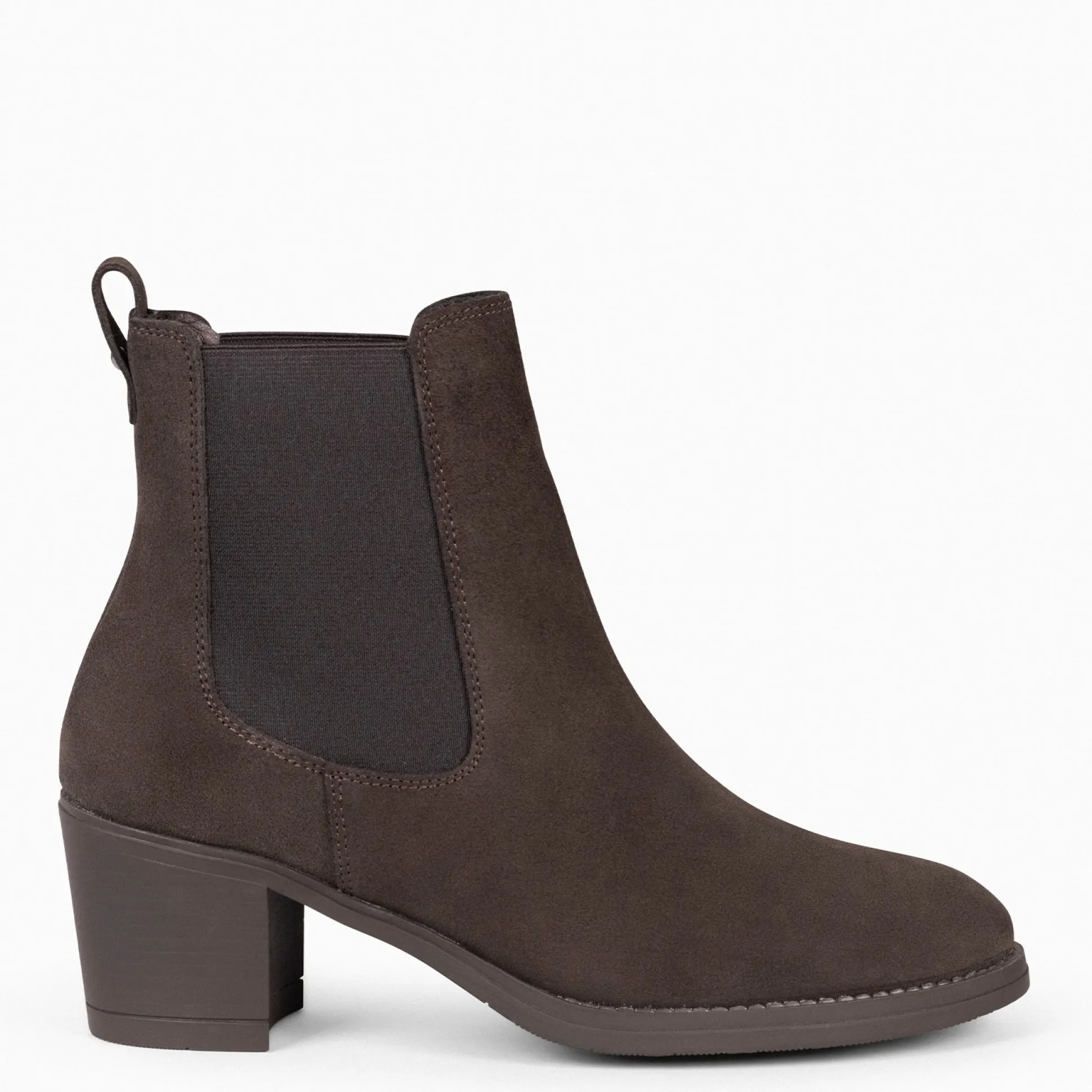new_chelsea__botines_de_c_0-3.webp Botines De Mujer<miMaO New Chelsea - Botines De Cana Alta Con Tacón Para Mujer Marron