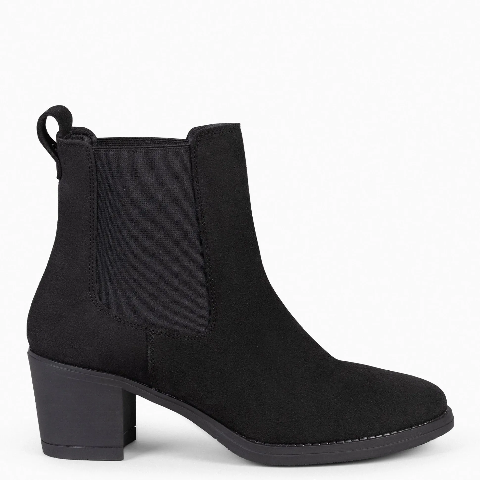 new_chelsea__botines_de_c_0-4.webp Botines De Mujer<miMaO New Chelsea - Botines De Cana Alta Con Tacón Para Mujer Negro