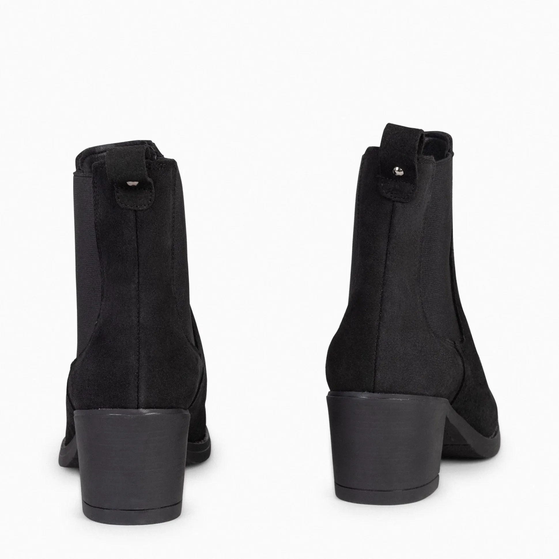 new_chelsea__botines_de_c_2-4.webp Botines De Mujer<miMaO New Chelsea - Botines De Cana Alta Con Tacón Para Mujer Negro