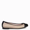 Mocasines Y Blucher<miMaO Nicolle – Bailarina Plana Con Puntera Taupe