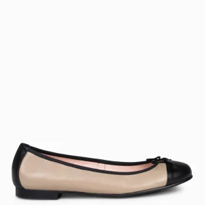 Mocasines Y Blucher<miMaO Nicolle – Bailarina Plana Con Puntera Taupe