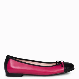 Mocasines Y Blucher<miMaO Nicolle – Bailarina Plana Con Puntera Fucsia