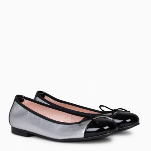 Mocasines Y Blucher<miMaO Nicolle – Bailarina Plana Con Puntera Plata