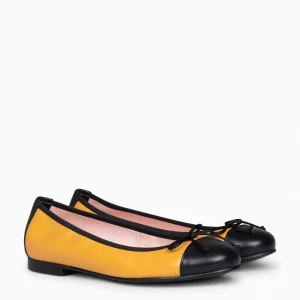 Mocasines Y Blucher<miMaO Nicolle – Bailarina Plana Con Puntera Amarillo