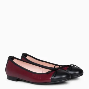 Mocasines Y Blucher<miMaO Nicolle – Bailarina Plana Con Puntera Burdeos