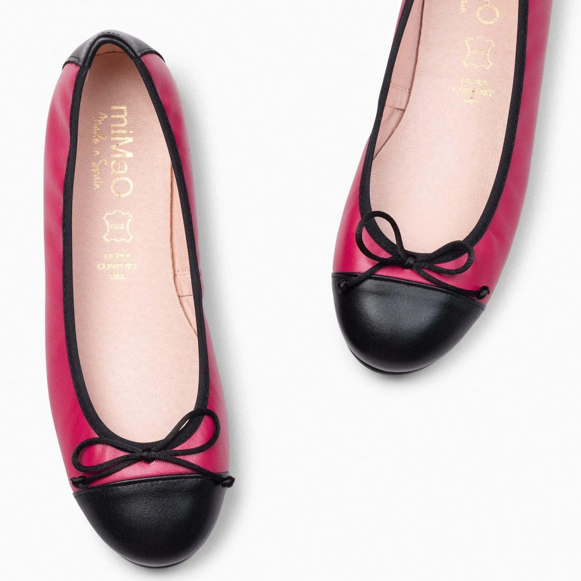 nicolle__bailarina_plana__2-3.webp Mocasines Y Blucher<miMaO Nicolle – Bailarina Plana Con Puntera Fucsia