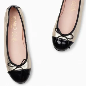 Mocasines Y Blucher<miMaO Nicolle – Bailarina Plana Con Puntera Platino