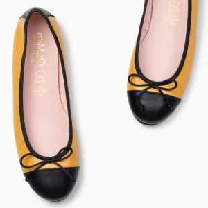 Mocasines Y Blucher<miMaO Nicolle – Bailarina Plana Con Puntera Amarillo