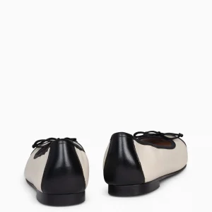 Mocasines Y Blucher<miMaO Nicolle – Bailarina Plana Con Puntera Beige