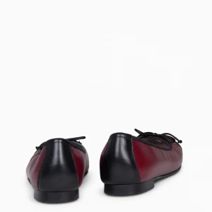 Mocasines Y Blucher<miMaO Nicolle – Bailarina Plana Con Puntera Burdeos