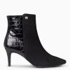 Botines De Mujer<miMaO Night Coco – Botines Elegantes De Tacón Fino Negro
