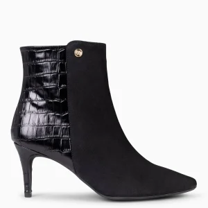 Botines De Mujer<miMaO Night Coco – Botines Elegantes De Tacón Fino Negro