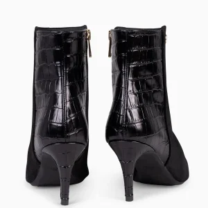 Botines De Mujer<miMaO Night Coco – Botines Elegantes De Tacón Fino Negro
