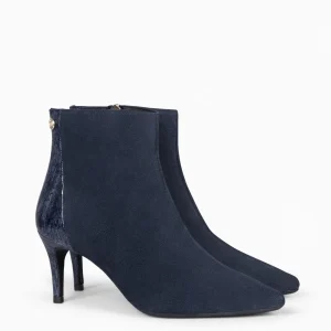 Botines De Mujer<miMaO Nuit - Botin Con Tacón Fino Marino