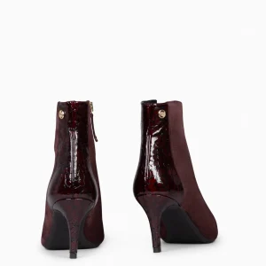 Botines De Mujer<miMaO Nuit - Botin Con Tacón Fino Burdeos