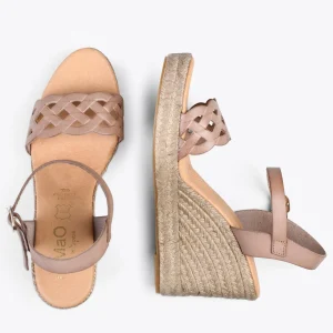 Esparto Y Alpargatas<miMaO Oasis – Cunas De Esparto Tostado Con Trenza Taupe