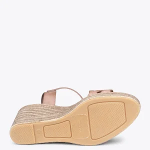 Esparto Y Alpargatas<miMaO Oasis – Cunas De Esparto Tostado Con Trenza Taupe