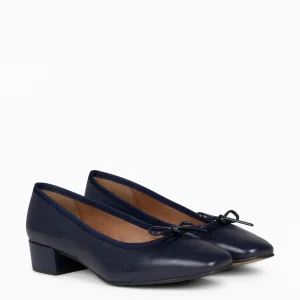 Mocasines Y Blucher<miMaO Opera – Bailarinas Con Tacón Marino