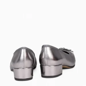 Mocasines Y Blucher<miMaO Opera – Bailarinas Con Tacón Plata