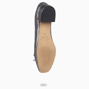 Mocasines Y Blucher<miMaO Opera – Bailarinas Con Tacón Plata