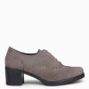 Mocasines Y Blucher<miMaO Oxford – Blucher De Mujer Con Tacón Taupe