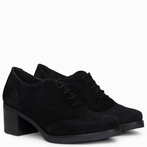 Mocasines Y Blucher<miMaO Oxford – Blucher De Mujer Con Tacón Negro