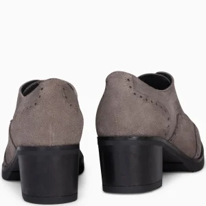 Mocasines Y Blucher<miMaO Oxford – Blucher De Mujer Con Tacón Taupe