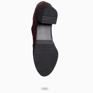 Mocasines Y Blucher<miMaO Oxford – Blucher De Mujer Con Tacón Burdeos