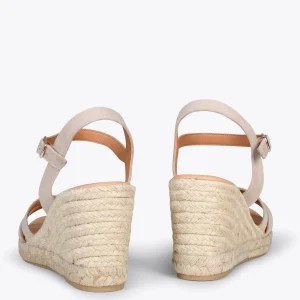 Esparto Y Alpargatas<miMaO Oyambre - Sandalias Con Cuna De Esparto Cangrejera Arena